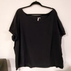 ASOS CURVE off the shoulder black top